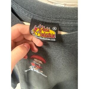 World Industries Skateboard T Shirt XL Gray Graphic Tee